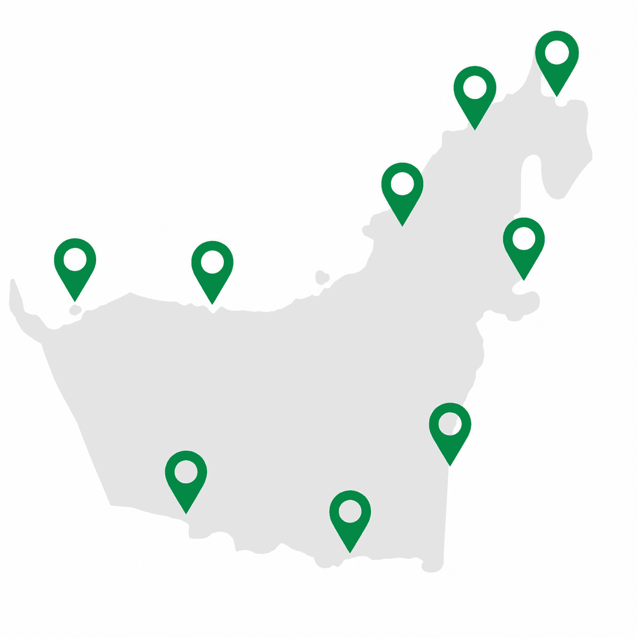 UAE coverage map